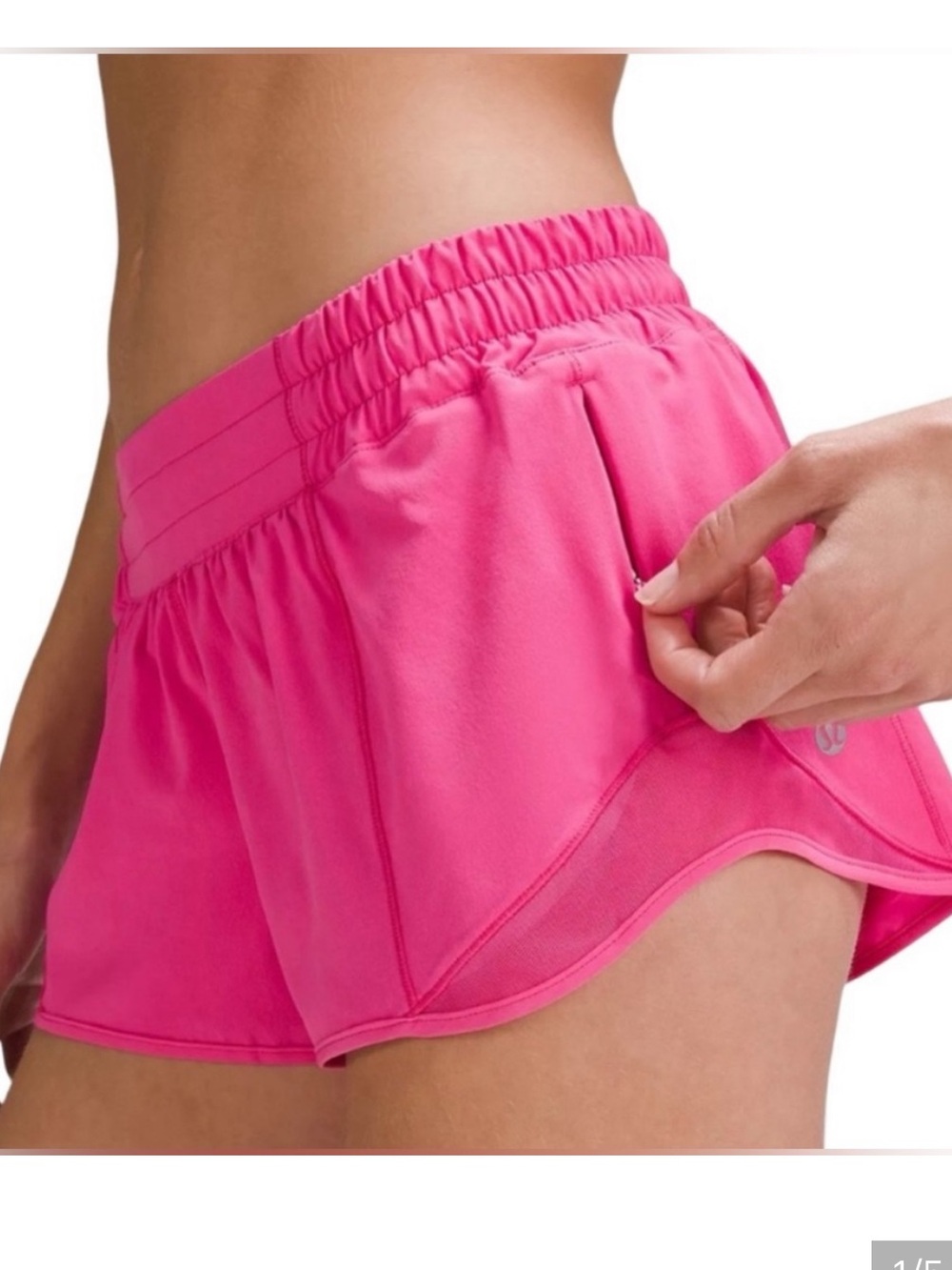 Lululemon Hotty Hot High-Rise Running Shorts - Pink Women’s Size 6